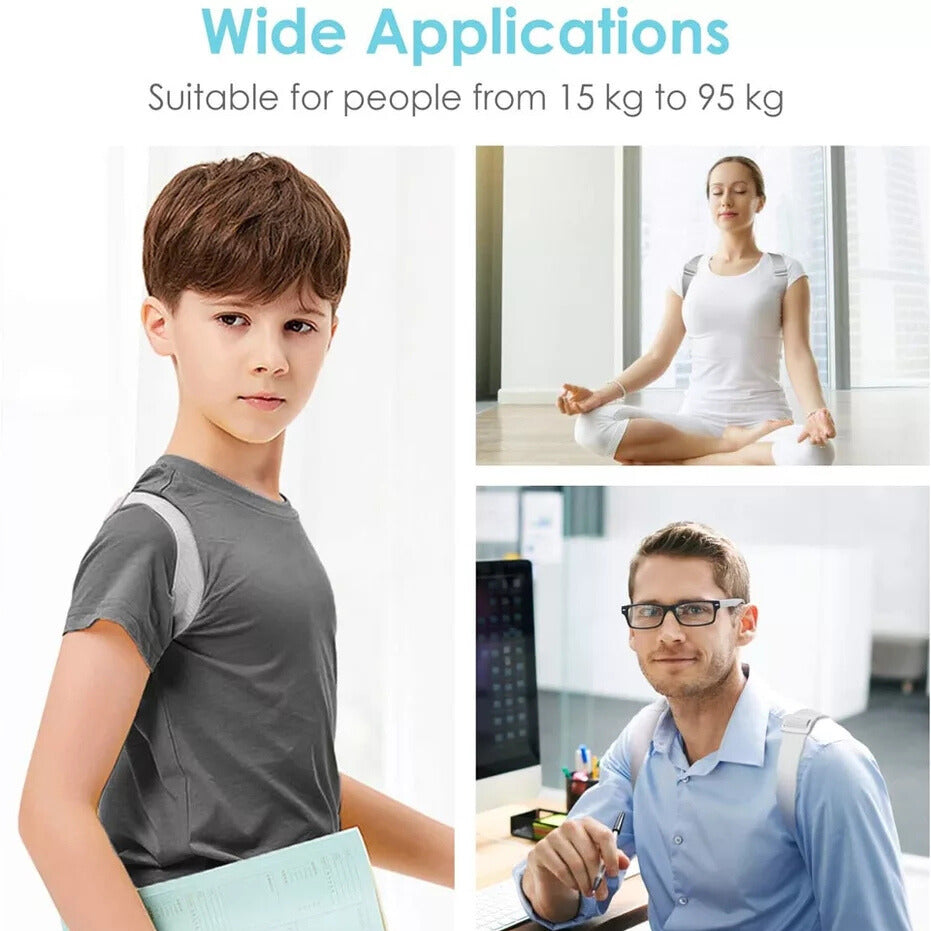 Adjustable Spine Back Support Posture Sensor Belt chargeable