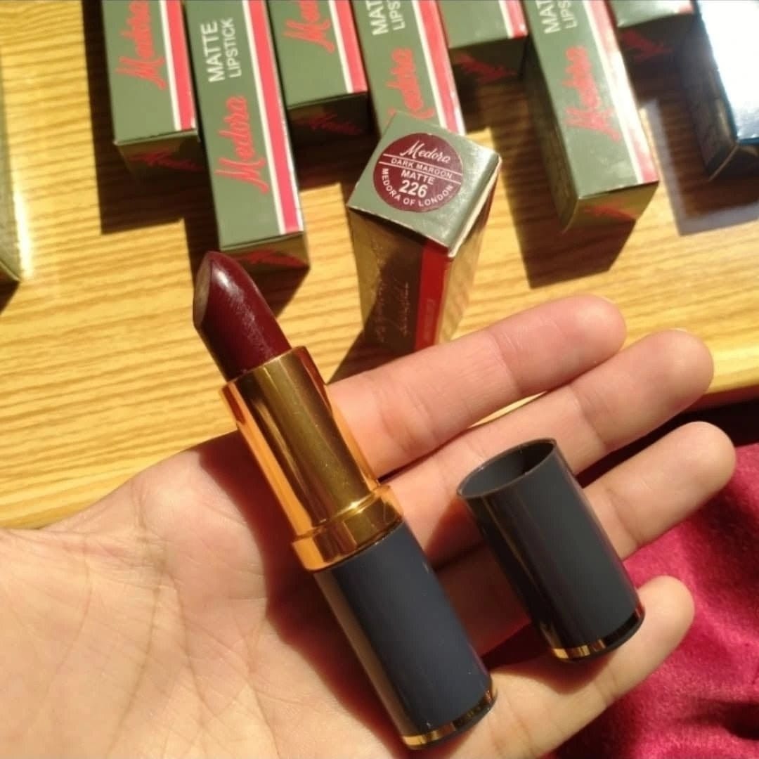 Medora Lipstick Pack of 6 – Creamy, Long-Lasting, Smooth Finish Lip Colors - Pink