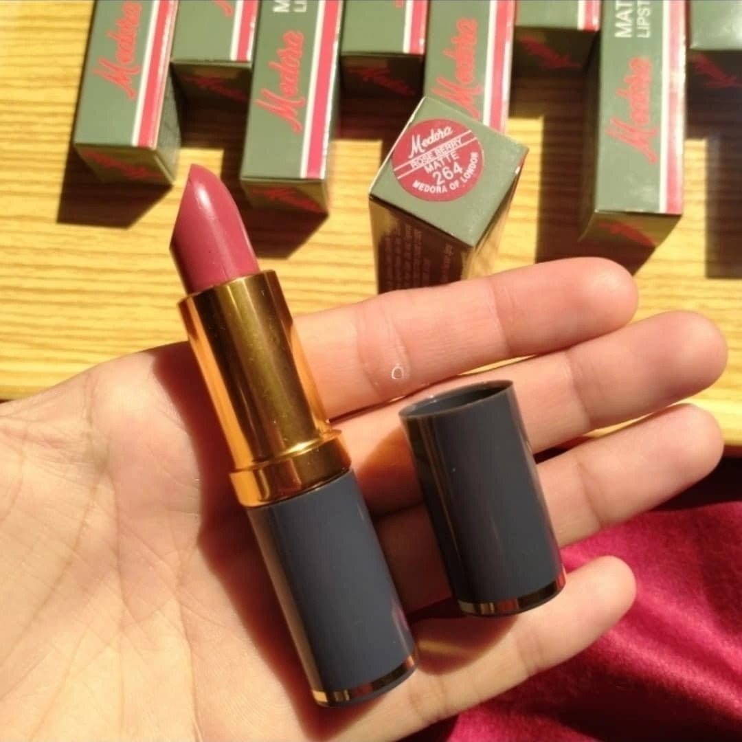 Medora Lipstick Pack of 6 – Creamy, Long-Lasting, Smooth Finish Lip Colors - Pink