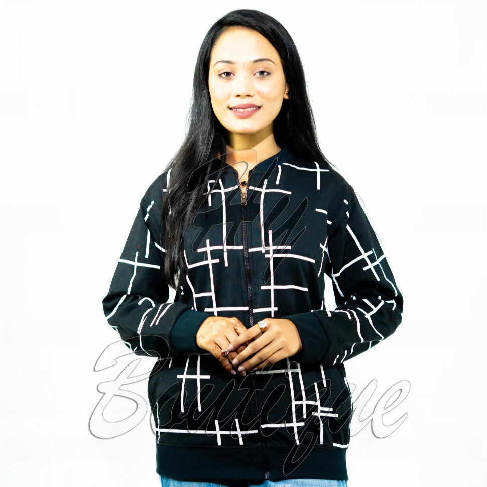 Rockstyle Women’s White Lining Winter Jacket | Stylish, Warm & Comfortable Outerwear for Ladies – Premium Quality extra large