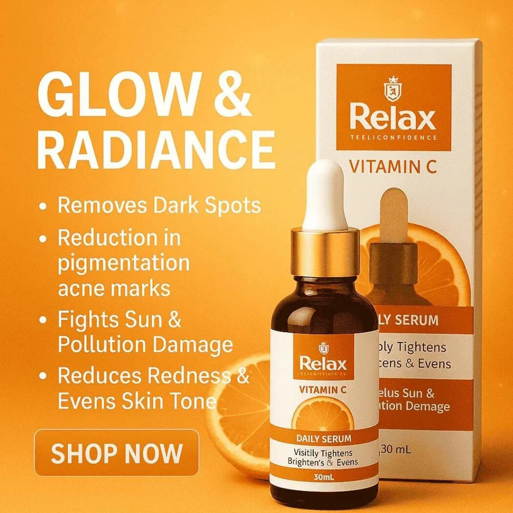 Relax Vitamin C Daily Serum – Brightening & Anti-Aging Face Serum