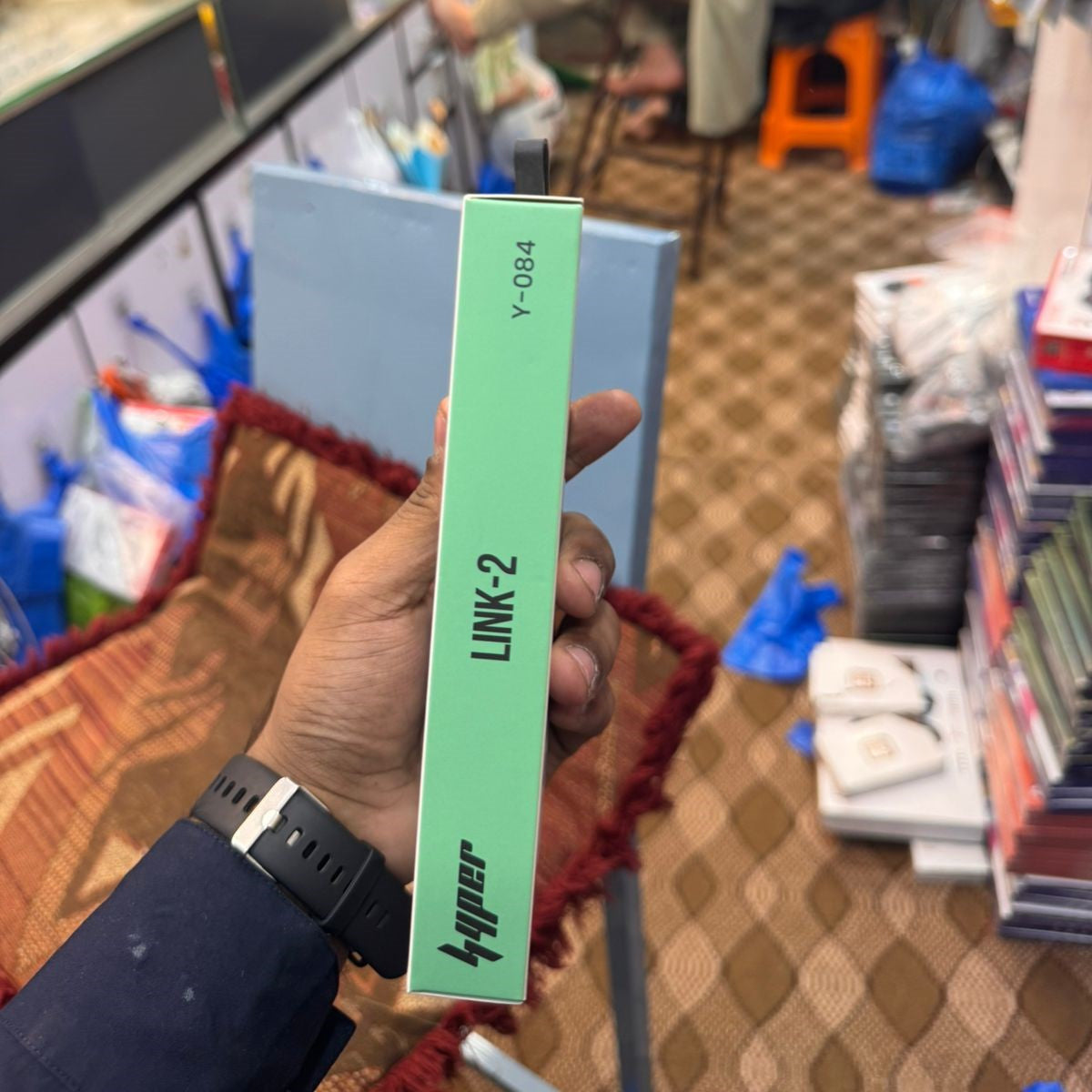 Yolo Hyper LINK-2 USB to Type C Charging Cable (Y-084) – Durable Nylon Braided, 2m, Fast 2A Charging & Data Transfer