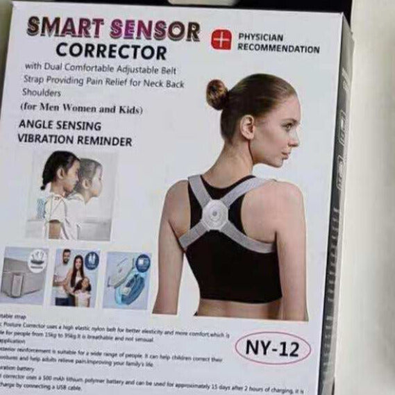 Adjustable Spine Back Support Posture Sensor Belt chargeable